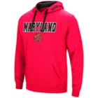 Men's Maryland Terrapins Pullover Fleece Hoodie, Size: Xl, Med Red