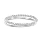 Love This Life Sterling Silver Polished Bead Ring Set, Women's, Size: 7