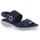 Easy Street Shae Women's Sandals, Size: 10 Wide, Blue (navy)