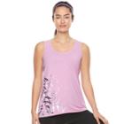 Women's Gaiam Harmony Graphic-print Yoga Tank, Size: Medium, Grey Other