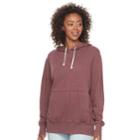 Junior's So&reg; Oversized Fleece Hoodie With Kangaroo Pocket, Teens, Size: Xl, Drk Purple