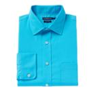 Men's Croft & Barrow&reg; Slim-fit Easy Care Spread-collar Dress Shirt, Size: 15-32/33, Turquoise/blue (turq/aqua)