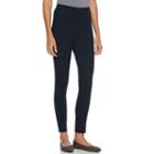 Women's Caribbean Joe Pull-on Ankle Pants, Size: Xl, Blue Other