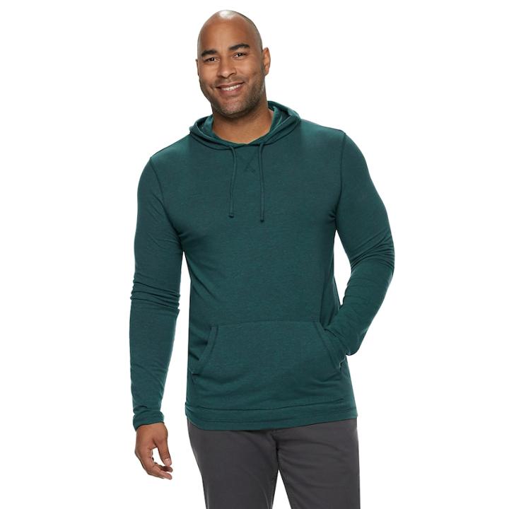 Big & Tall Sonoma Goods For Life&trade; Supersoft Modern-fit Hoodie Tee, Men's, Size: Xl Tall, Med Blue