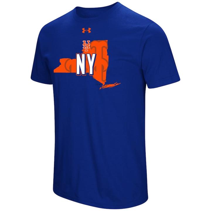 Men's Under Armour New York Mets State Tee, Size: Small, Brt Blue