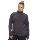 Plus Size Fila Sport&reg; Tru-dry 1/4-zip Pullover, Women's, Size: 1xl, Light Grey