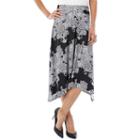Women's Ab Studio Print Midi Skirt, Size: Xlrg Av/rg, Ovrfl Oth