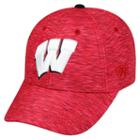 Adult Wisconsin Badgers Warp Speed Adjustable Cap, Men's, Med Red