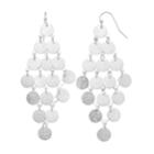 Lc Lauren Conrad Disc Kite Earrings, Women's, Silver