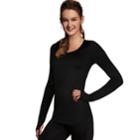 Women's Maidenform Baselayer Top, Size: Xlrg Av/rg, Black