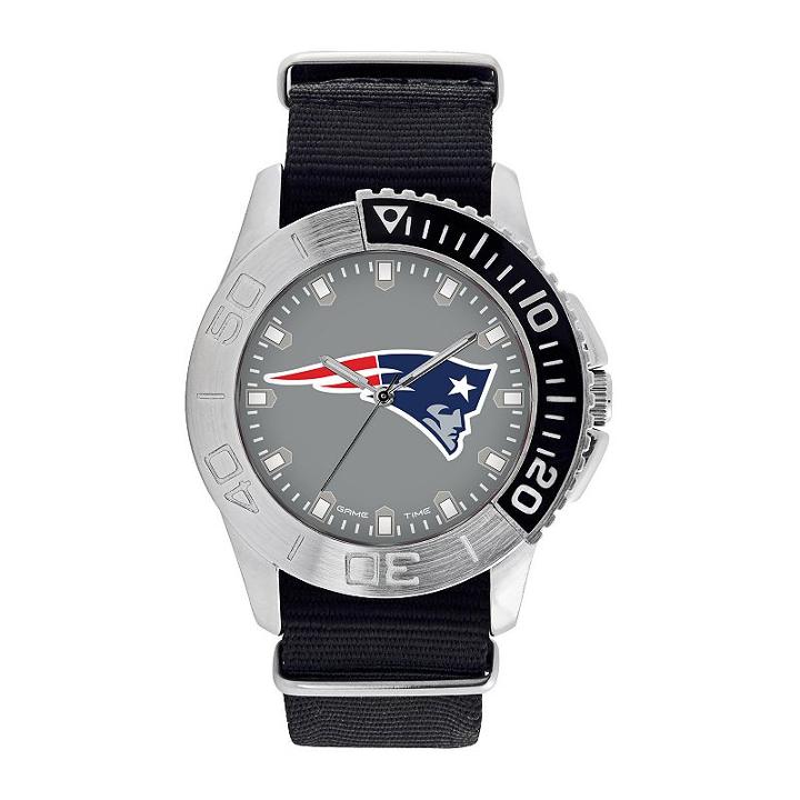 Men's Game Time New England Patriots Starter Watch, Black
