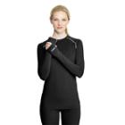Women's Champion Performax Base Layer Top, Size: Large, Black