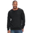 Big & Tall Sonoma Goods For Life&trade; Classic-fit Coolmax Henley, Men's, Size: Xl Tall, Dark Brown