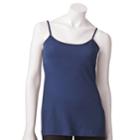 Women's Sonoma Goods For Life&trade; Everyday Scoopneck Camisole, Size: Xs, Dark Blue