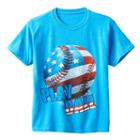 Boys 8-20 American Baseball Tee, Boy's, Size: Small, Turquoise/blue (turq/aqua)