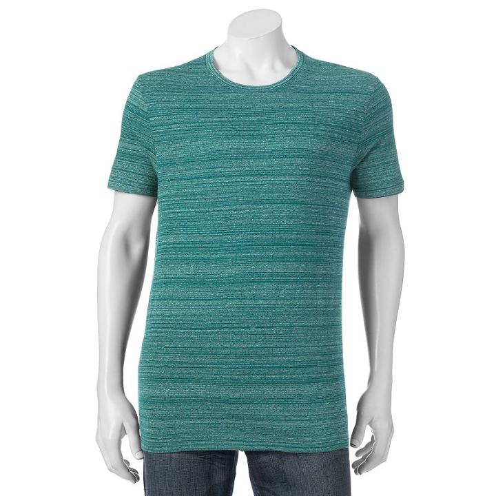 Men's Apt. 9&reg; Modern-fit Striped Tee, Size: Large, Dark Blue