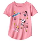 Girls 7-16 Peanuts Characters Graphic Tee, Size: Large, Pink