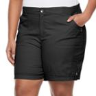 Plus Size Croft & Barrow&reg; Utility Short, Women's, Size: 24 W, Black