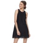 Juniors' Speechless Eyelash Hem Lace Shift Dress, Teens, Size: Medium, Oxford