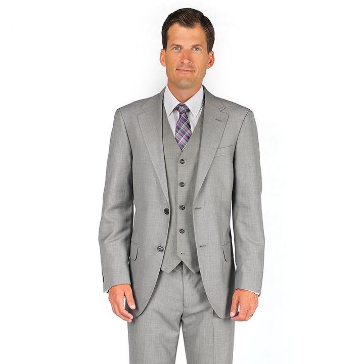 Men's Dockers&reg; Sharkskin Gray Suit Jacket, Size: 40 - Regular, Grey