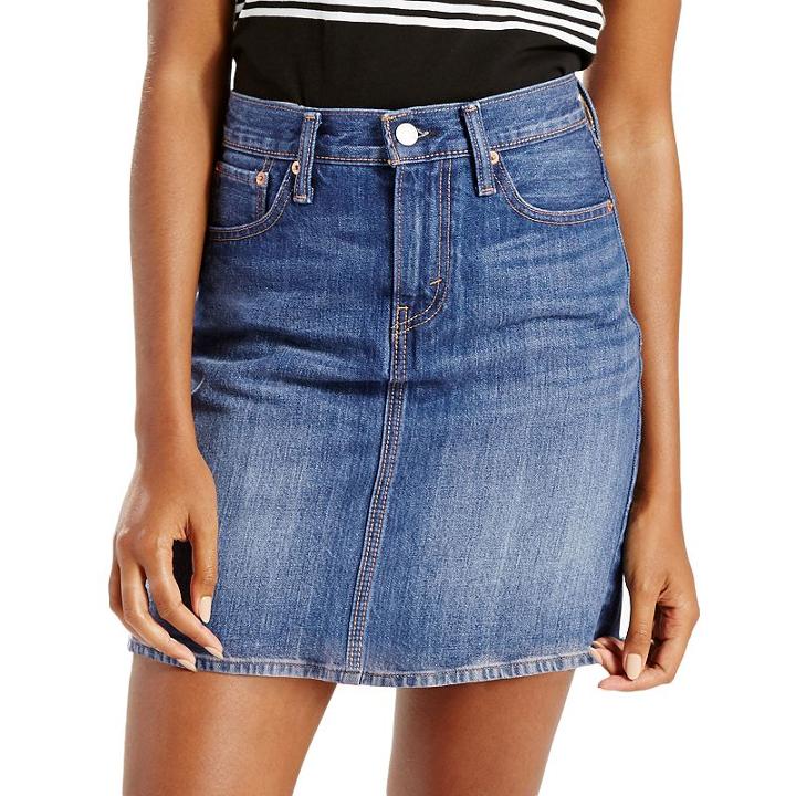 Women's Levi's&reg; Jean Skirt, Size: 8/29, Med Blue