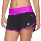 Women's Fila Sport&reg; Contrast Band Running Shorts, Size: Medium, Black