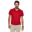 Men's Chaps Performance Polo, Size: Medium, Red