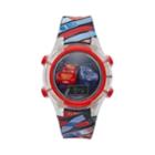 Disney / Pixar Cars 3 Lightning Mcqueen & Jackson Storm Kids' Digital Light-up Watch, Boy's, Size: Small, Multicolor