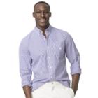 Big & Tall Chaps Gingham Button-down Shirt, Men's, Size: Xxl Tall, Purple