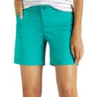 Women's Lee Tailored Chino Short, Size: 8 - Regular, Green Oth