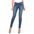 Women's Jennifer Lopez Skinny Jeans, Size: 4 T/l, Dark Blue
