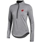 Women's Under Armour Wisconsin Badgers Pullover, Size: Medium, Grey