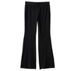 Girls 7-16 Joey B Patterned Soft Flare Pants, Girl's, Size: Medium, Black