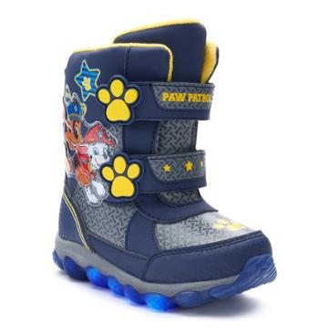Paw Patrol Toddler Boys' Light-up Winter Boots, Size: 6 T, Blue (navy)