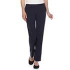 Women's Croft & Barrow&reg; Pull-on Straight-leg Dress Pants, Size: 18, Dark Blue