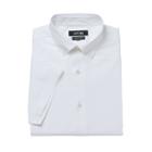 Men's Apt. 9&reg; Slim-fit Stretch Button-down Collar Dress Shirt, Size: M 15.5-16, White