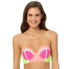 In Mocean Match Point Colorblock Bandeau, Size: Xl, Ovrfl Oth