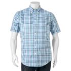 Big & Tall Croft & Barrow&reg; True Comfort Classic-fit Stretch Button-down Shirt, Men's, Size: 2xb, Turquoise/blue (turq/aqua)