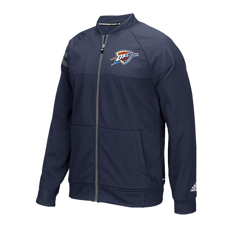 Men's Adidas Oklahoma City Thunder Tip Off Jacket, Size: Medium, Multicolor