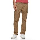 Men's Urban Pipeline Canvas Cargo Pants, Size: 34x32, Med Beige