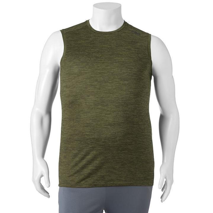 Big & Tall Fila Sport&reg; Tru-dry Space-dyed Performance Muscle Tee, Men's, Size: L Tall, Purple Oth