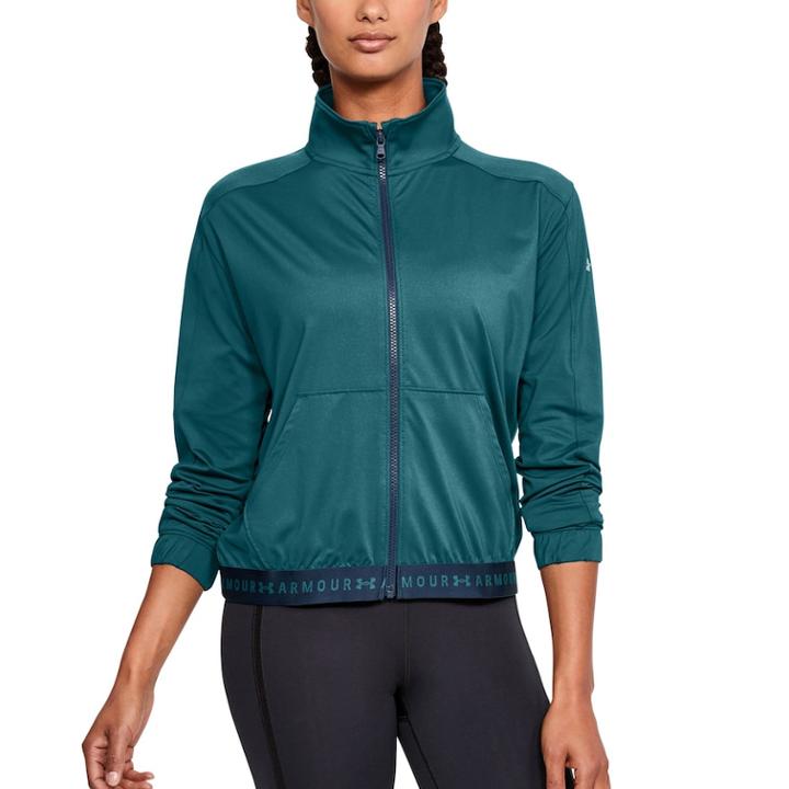 Women's Under Armour Heatgear Full Zip Jacket, Size: Small, Gold