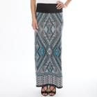 Women's Apt. 9&reg; Geometric Maxi Skirt, Size: Regular, Ovrfl Oth