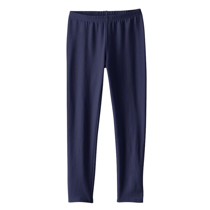 Girls 4-10 Jumping Beans&reg; Long Solid Leggings, Size: 5, Blue