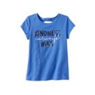 Girls 4-10 Jumping Beans&reg; Keyhole Back Graphic Tee, Girl's, Size: 6, Blue (navy)