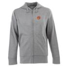 Men's Clemson Tigers Signature Full-zip Fleece Hoodie, Size: Xl, Grey