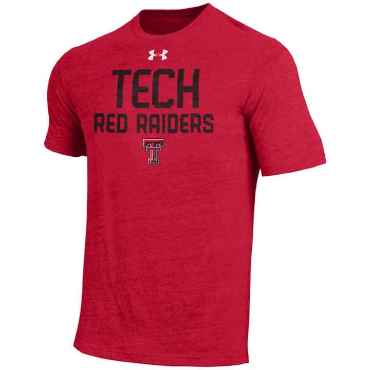 Men's Under Armour Texas Tech Red Raiders Triblend Tee, Size: Medium