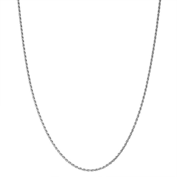 Junior Jewels Kids' Sterling Silver Rope Chain Necklace, Girl's, Size: 13, Grey