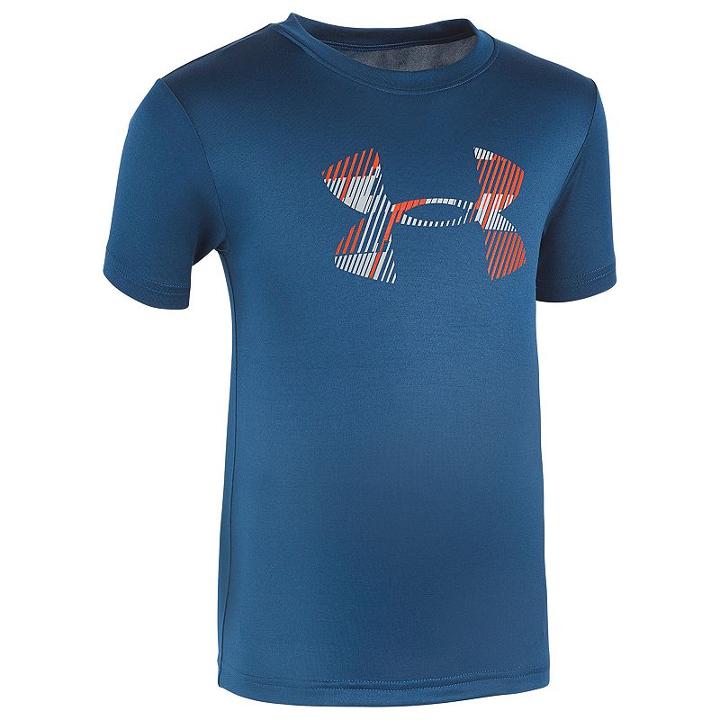 Boys 4-7 Under Armour Linear Logo Graphic Tee, Boy's, Size: 7, Brt Blue