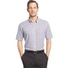 Men's Van Heusen Flex Stretch Classic-fit Plaid No-iron Button-down Shirt, Size: Medium, Purple Oth